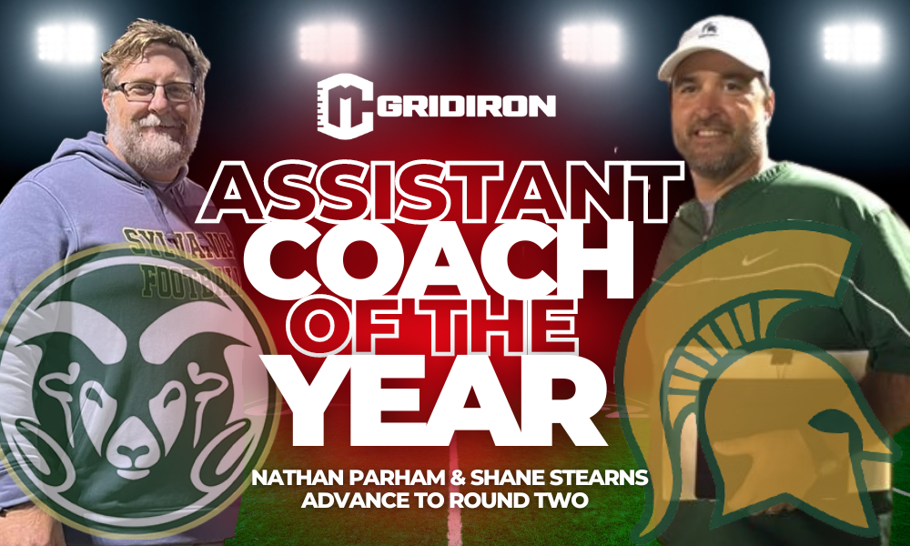2022 Assistant Coach of the Year | Nathan Parham & Shane Stearns advance to  final round - CMgridiron